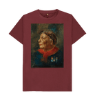 Red Wine Printed T-shirt Front
