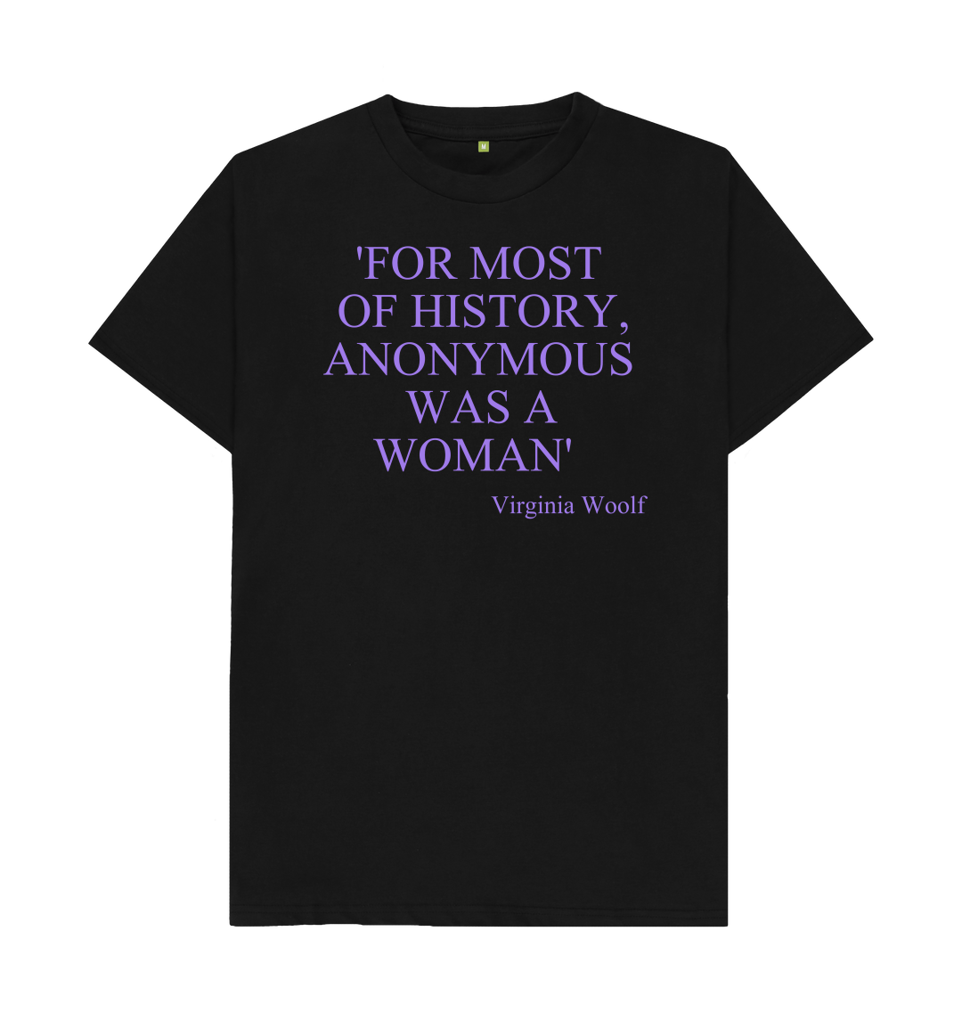 Black printed t shirt front