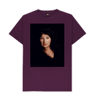 Purple Printed T-shirt Front