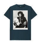 Denim Blue Printed T-shirt Front