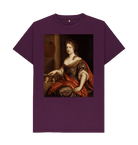Purple Printed T-shirt Front