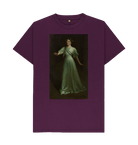Purple Printed T-shirt Front
