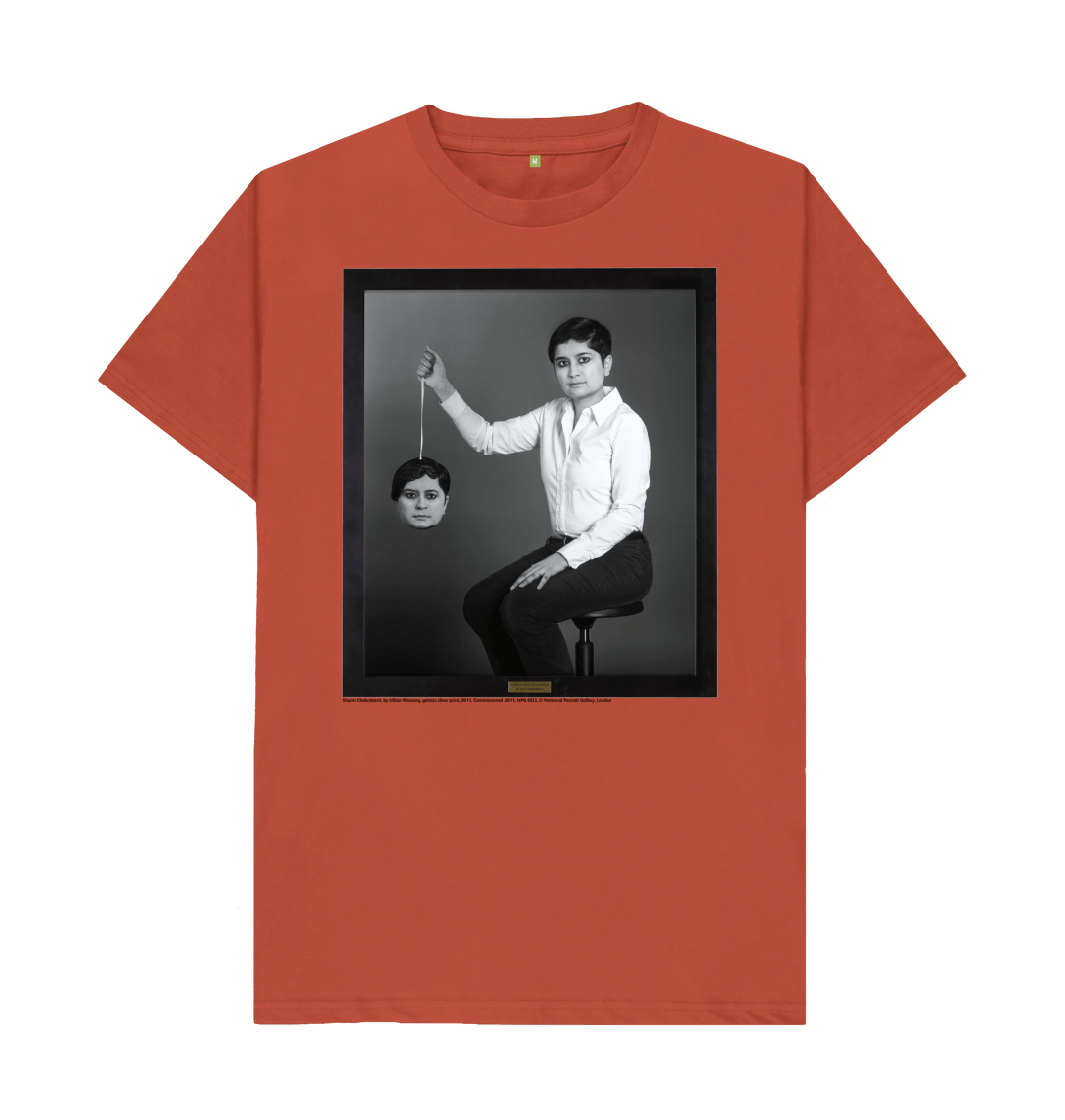 Rust printed t shirt front