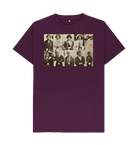 Purple Printed T-shirt Front