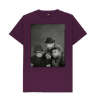 Purple Printed T-shirt Front