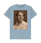 Stone Blue Printed T-shirt Front