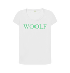 White Printed T-shirt Front