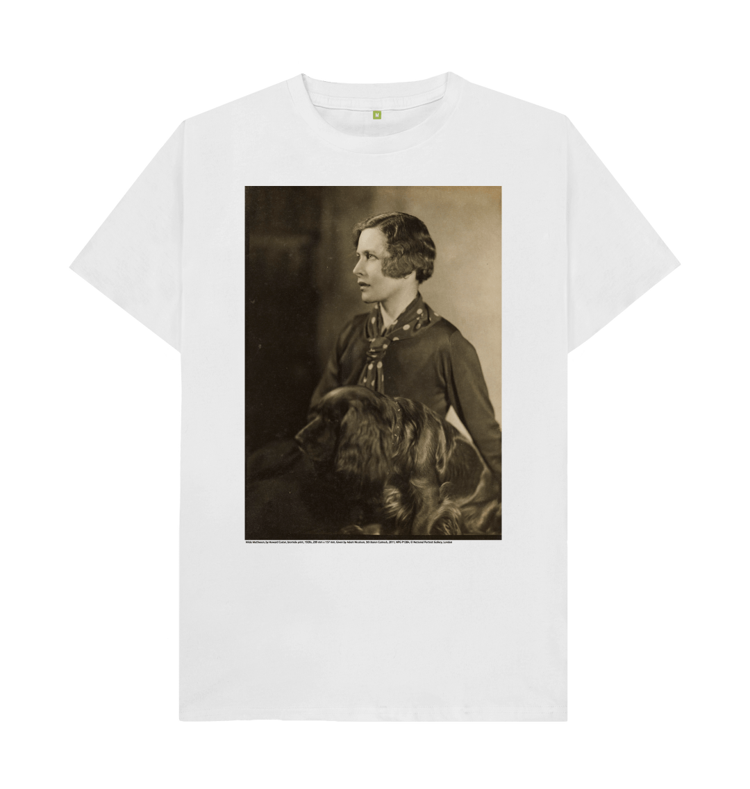 White printed t shirt front