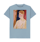 Stone Blue Printed T-shirt Front