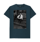 Denim Blue Printed T-shirt Front
