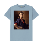 Stone Blue Printed T-shirt Front