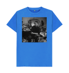 Bright Blue Printed T-shirt Front