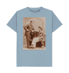 Stone Blue Printed T-shirt Front