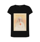 Black Printed T-shirt Front