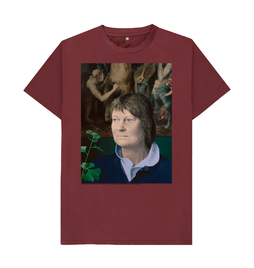 Red wine printed t shirt front