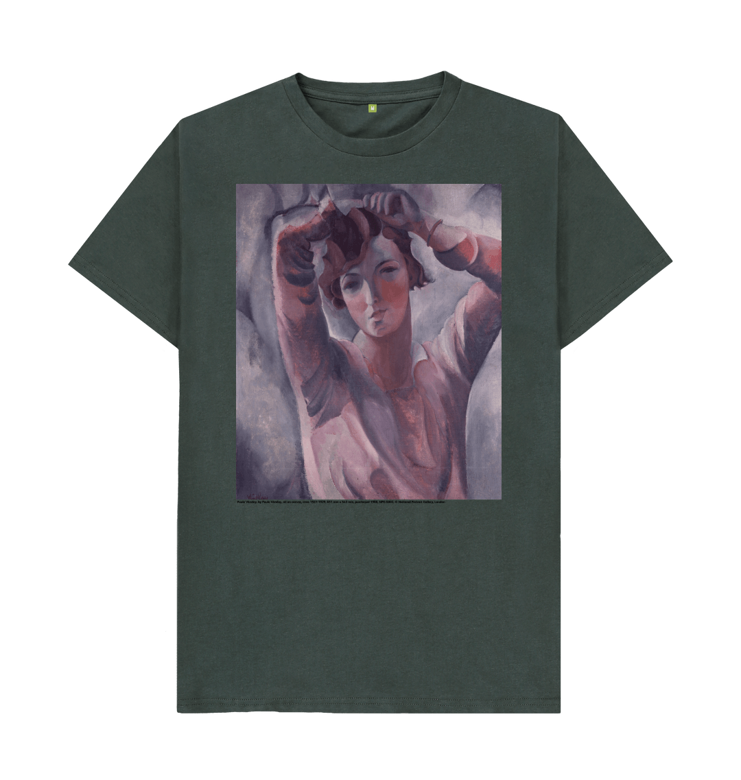 Dark grey printed t shirt front