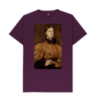 Purple Printed T-shirt Front