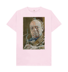 Pink Printed T-shirt Front