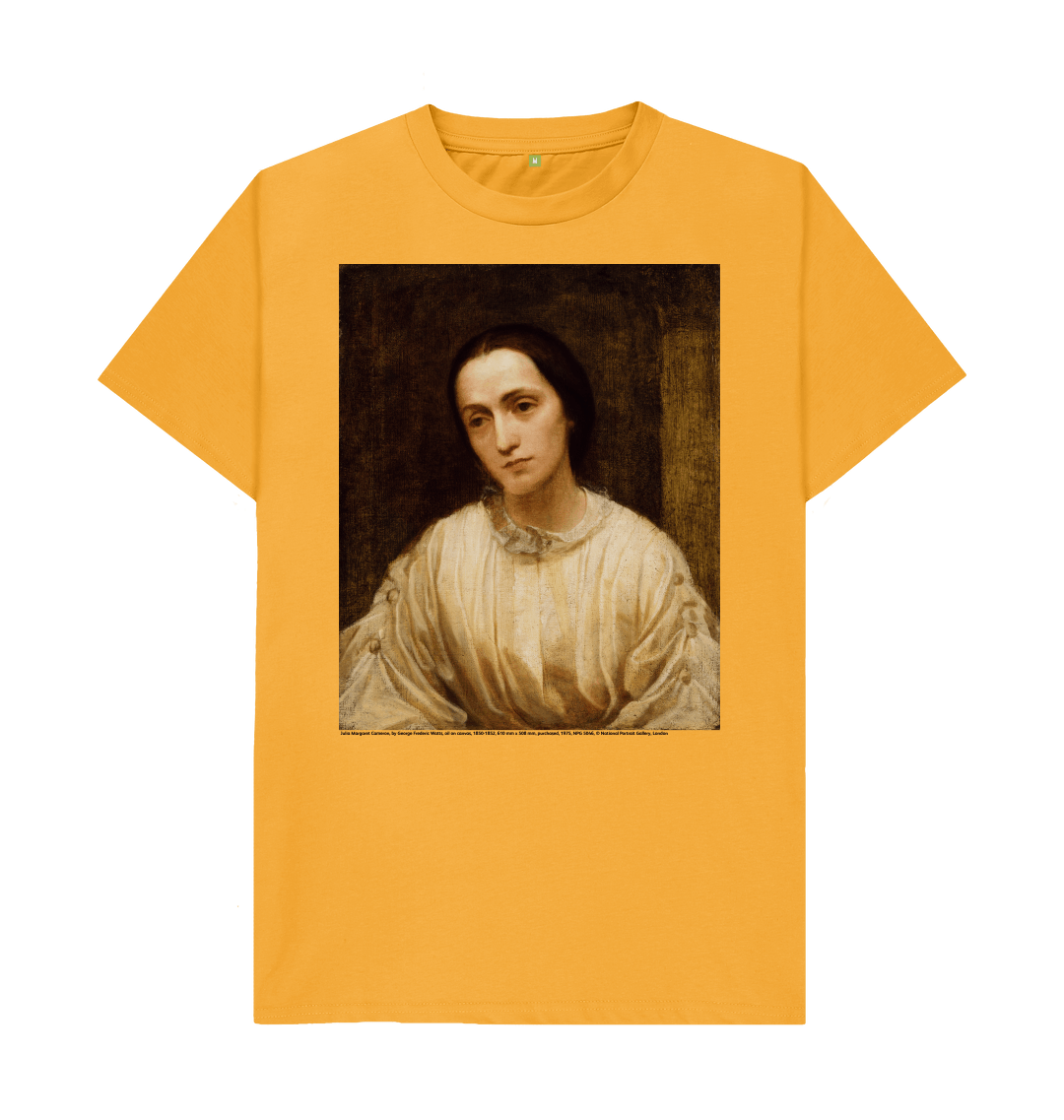 Mustard printed t shirt front