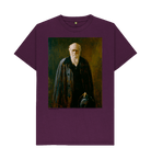 Purple Printed T-shirt Front