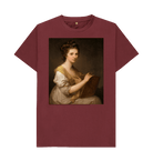 Red Wine Printed T-shirt Front