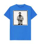 Bright Blue Printed T-shirt Front