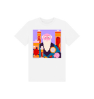 White Printed Kids T-Shirt Front