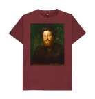 Red Wine Printed T-shirt Front