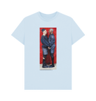 Sky Blue Printed T-shirt