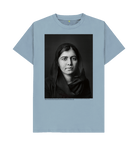 Stone Blue Printed T-shirt Front