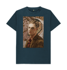Denim Blue Printed T-shirt Front