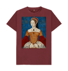 Red Wine Printed T-shirt Front