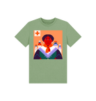 Sage Printed Kids T-Shirt Front