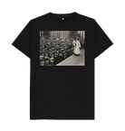 Black Printed T-shirt Front