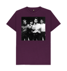 Purple Printed T-shirt Front