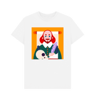 White Printed T-shirt Front