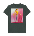 Dark Grey Printed T-shirt Front