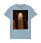 Stone Blue Printed T-shirt Front