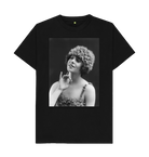 Black Printed T-shirt Front
