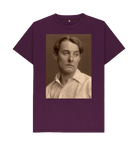 Purple Printed T-shirt Front