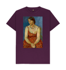 Purple Printed T-shirt Front