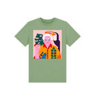 Sage Printed Kids T-Shirt Front