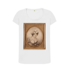 White Printed T-shirt Front