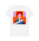 White Printed T-shirt Front
