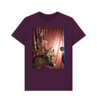 Purple Reindeer by Yevonde Unisex Crew Neck T-shirt