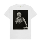 White Printed T-shirt Front