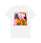 White Printed T-shirt Front