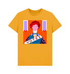 Mustard Printed T-shirt Front