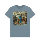 Stone Blue Printed T-shirt