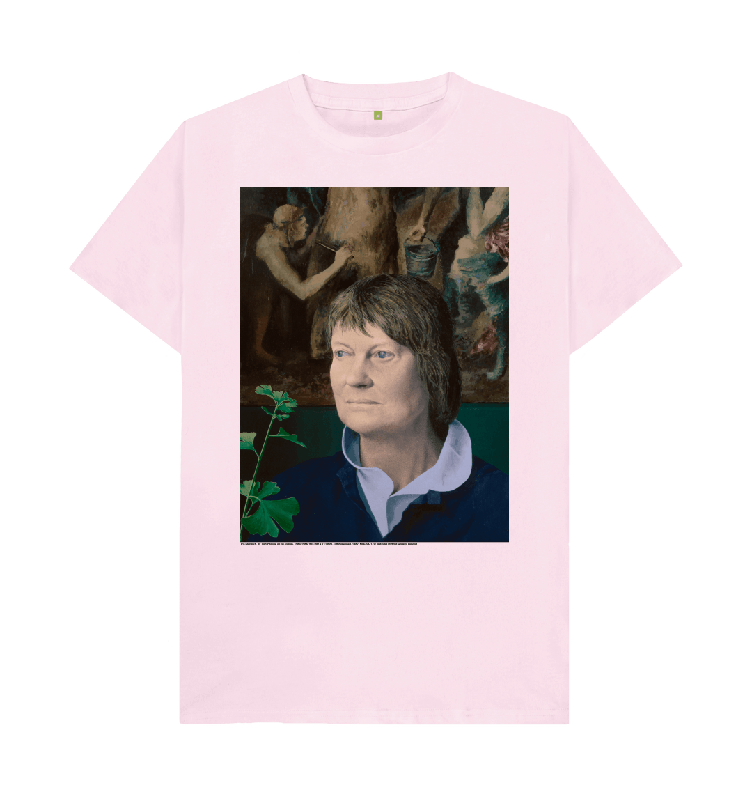 Pink printed t shirt front